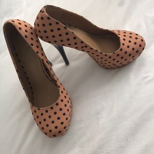Forever 21 Polka Dot Heels